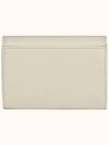 Cassandre Envelope Small Embossed Leather Half Wallet Blanc Vintage - SAINT LAURENT - BALAAN 4