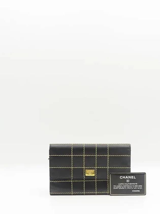 black long wallet - CHANEL - BALAAN 1