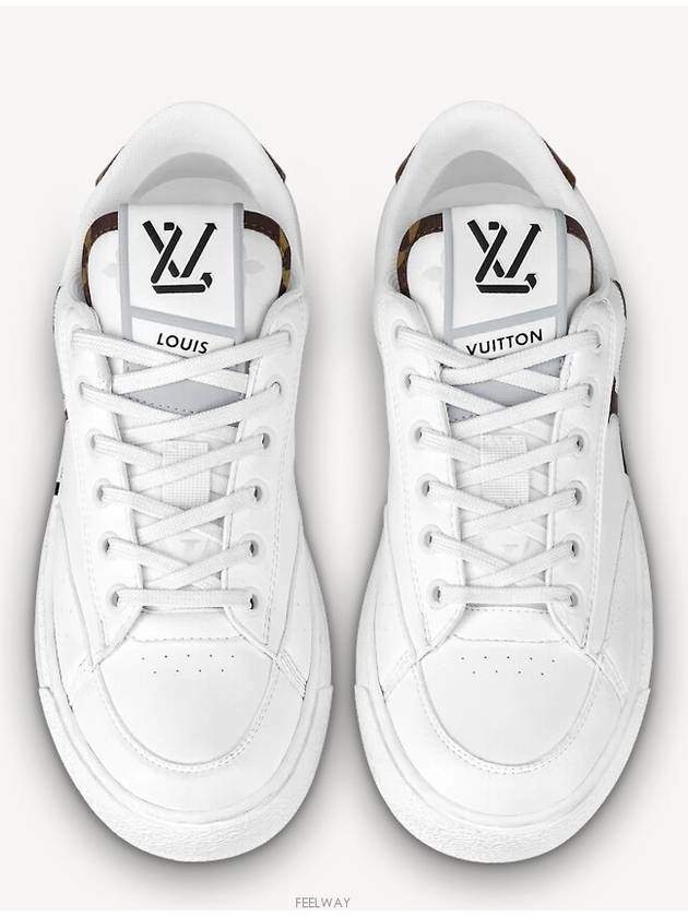 Charlie Monogram Signature Low Top Sneakers White - LOUIS VUITTON - BALAAN 5