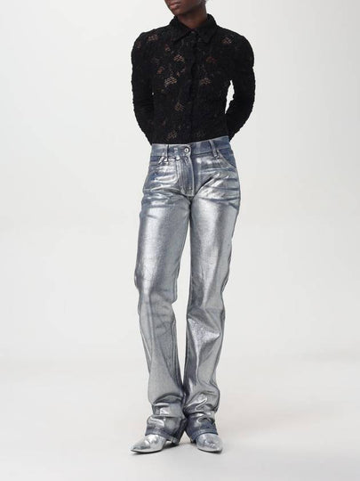 Jeans Msgm in denim laminato - MSGM - BALAAN 2