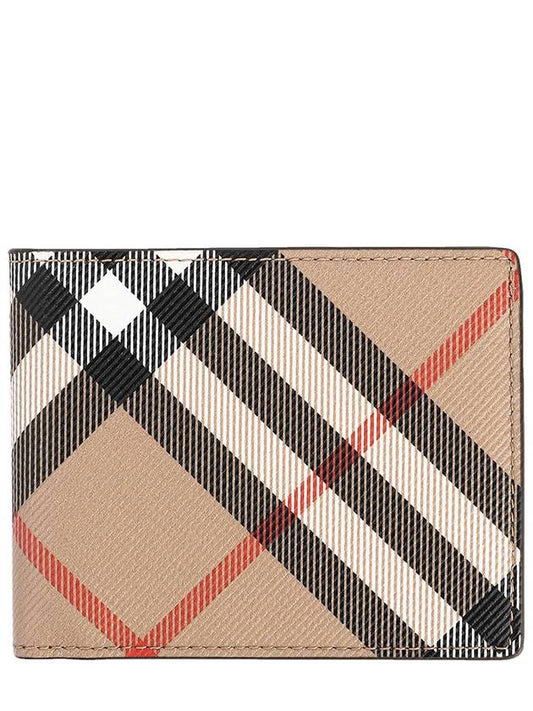 check print bifold wallet - BURBERRY - BALAAN 2