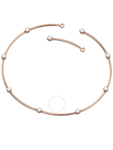 Swarovski Constella White, Rose-Gold Tone Plated Necklace - SWAROVSKI - BALAAN 1