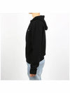 Triomphe Wool Zip-Up Hoodie Black - CELINE - BALAAN 4