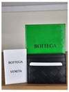 Intrecciato Leather Card Wallet Black - BOTTEGA VENETA - BALAAN 8