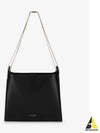 Logo Print Shoulder Bag Black - SAINT LAURENT - BALAAN 2