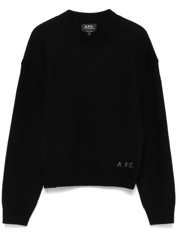 Esther Wool Knit Top Black - A.P.C. - BALAAN 1