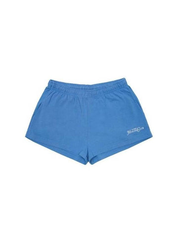 Women's Rizzoli Disco Shorts Blue - SPORTY & RICH - BALAAN 1