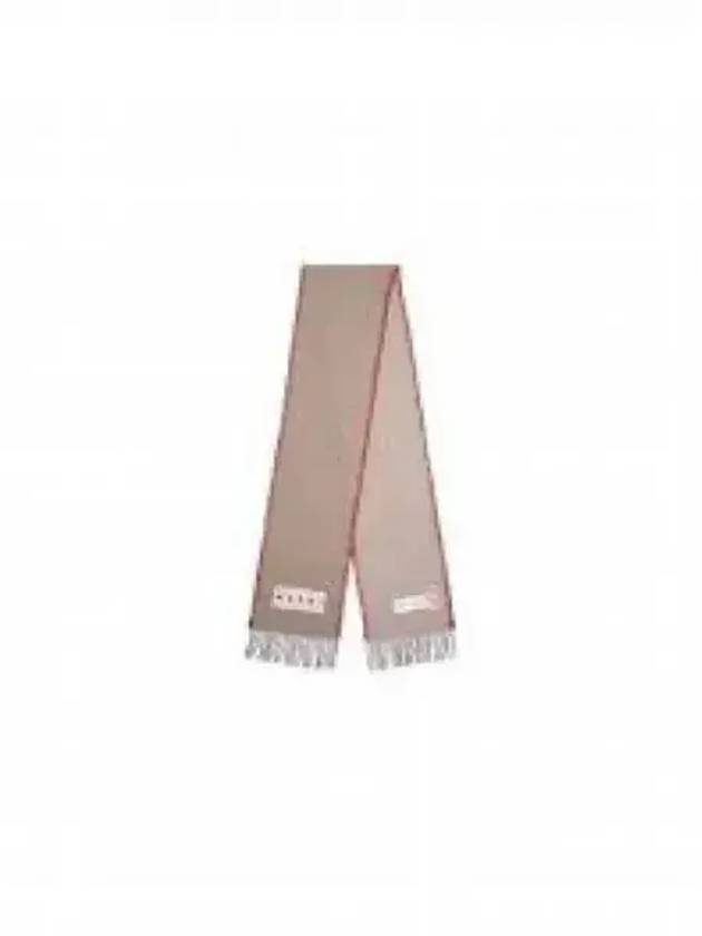 Logo Patch Scarf Beige - MARNI - BALAAN 2