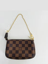 Damier Ebene Canvas Mini Pochette Accessois Shoulder Bag Brown - LOUIS VUITTON - BALAAN 4