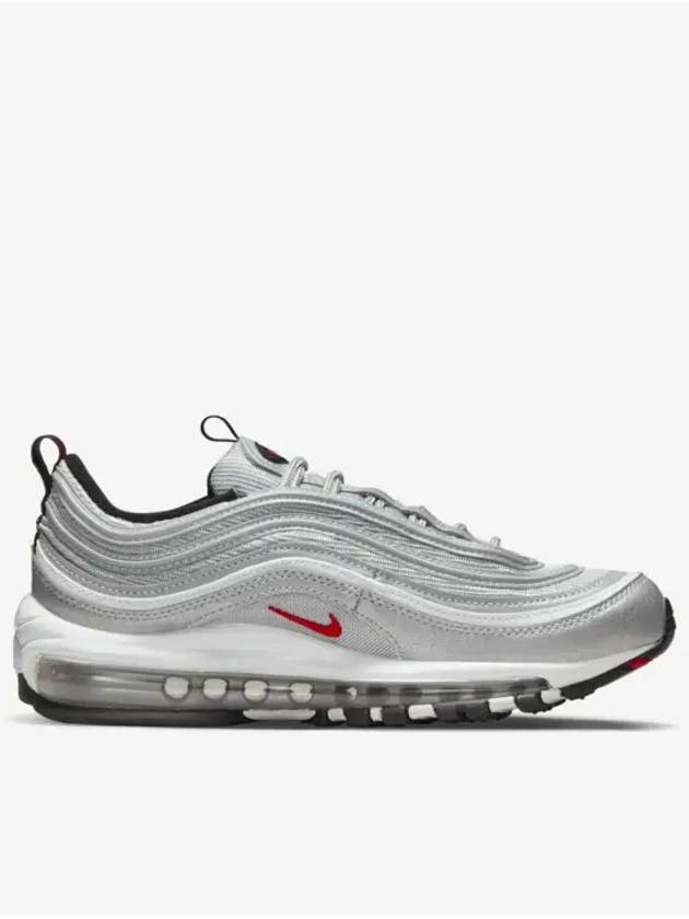 Air Max 97 Low Top Sneakers Metallic Silver and Chlorine Grey - NIKE - BALAAN 4