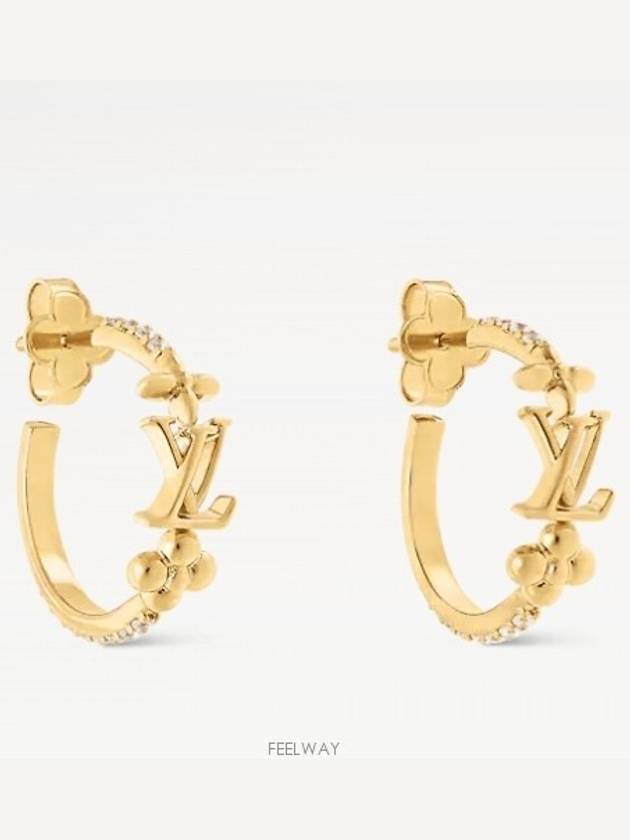 LV Iconic Earrings Gold - LOUIS VUITTON - BALAAN 2