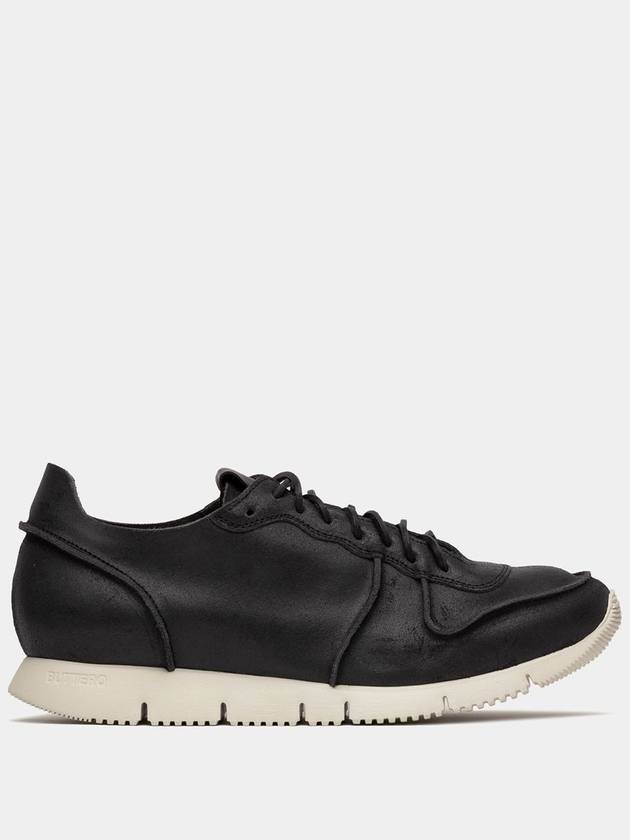 Carrera cracked leather low-top sneakers black - BUTTERO - BALAAN 2