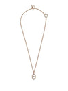 Mini Maillon Necklace Pendant Marron Glace Rose Gold H100053FO55 - HERMES - BALAAN 3