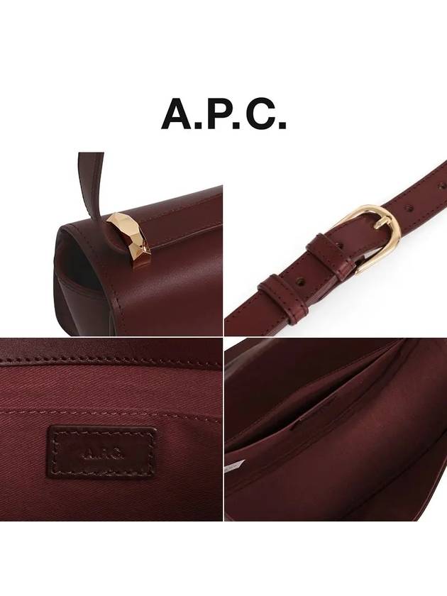 Geneve Shoulder Bag Burgundy - A.P.C. - BALAAN 5