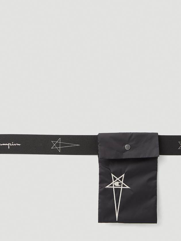 X ChampionRick Owen logoembroidered messenger bag - RICK OWENS - BALAAN 5