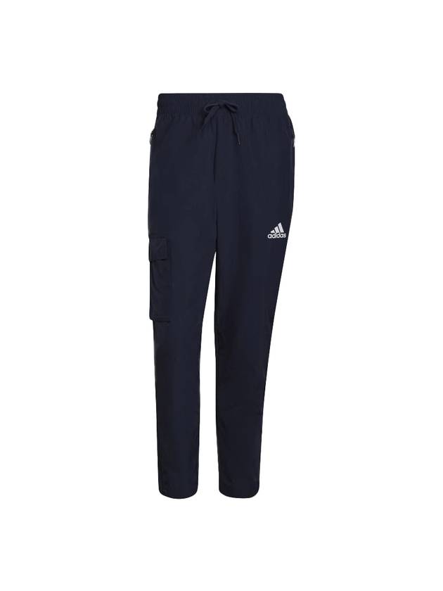 Men's Essentials Brand Love Woven Track Pants Legend Ink - ADIDAS - BALAAN 1