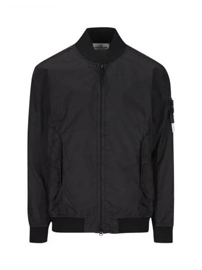 Membrana 3L TC Bomber Jacket Black - STONE ISLAND - BALAAN 2