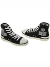 Women's Benkeenh Logo High Top Sneakers Black - ISABEL MARANT - BALAAN 7