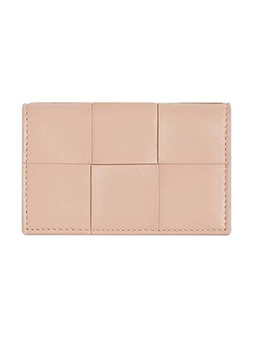 Intrecciato Flap Card Wallet Lotus - BOTTEGA VENETA - BALAAN 1