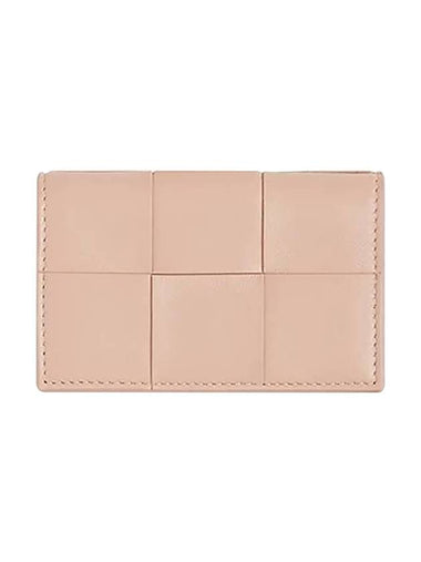 Intrecciato Flap Card Wallet Lotus - BOTTEGA VENETA - BALAAN 1