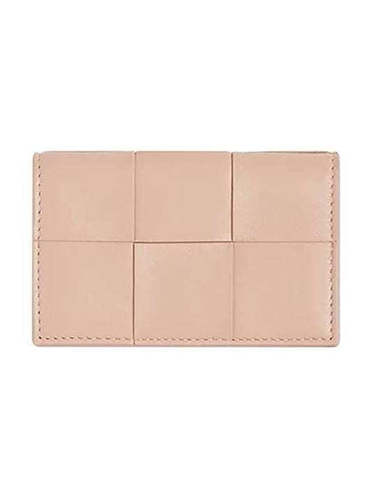 Intrecciato Flap Card Wallet Lotus - BOTTEGA VENETA - BALAAN 1