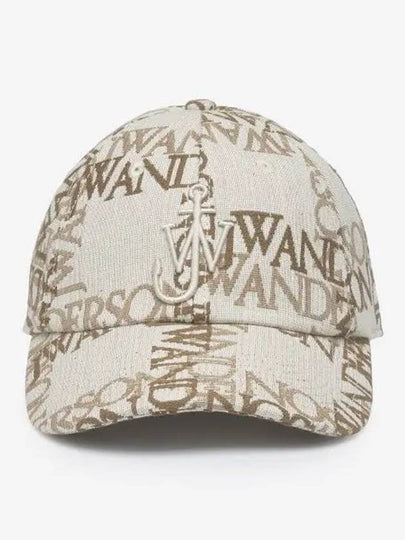 Embroidered Logo Jacquard Ball Cap Beige - JW ANDERSON - BALAAN 2