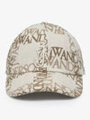 Embroidered Logo Jacquard Ball Cap Beige - JW ANDERSON - BALAAN 2