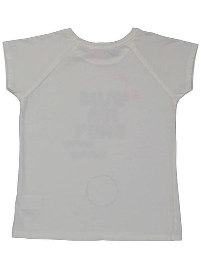 Bonpoint Girls White Graphic Print Asmae T-shirt, Size 10Y - BONPOINT - BALAAN 2