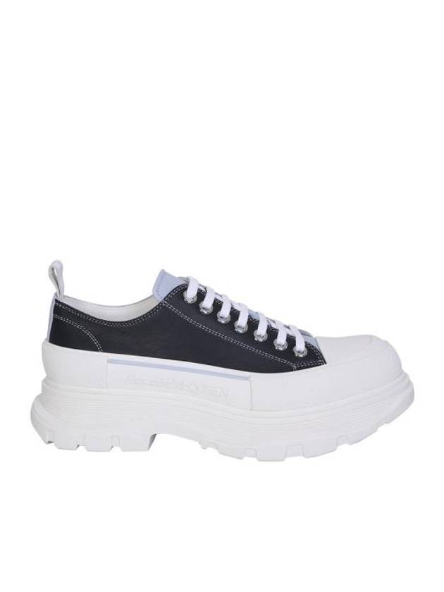 Tread Slick Lace-Up Low Top Sneakers Black - ALEXANDER MCQUEEN - BALAAN 2