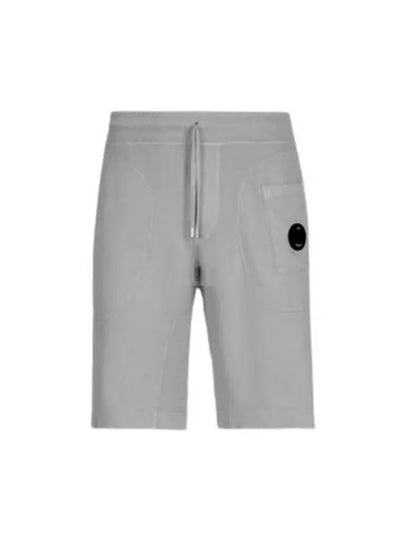 Men's Lens Wappen Bermuda Shorts Grey - CP COMPANY - BALAAN 2