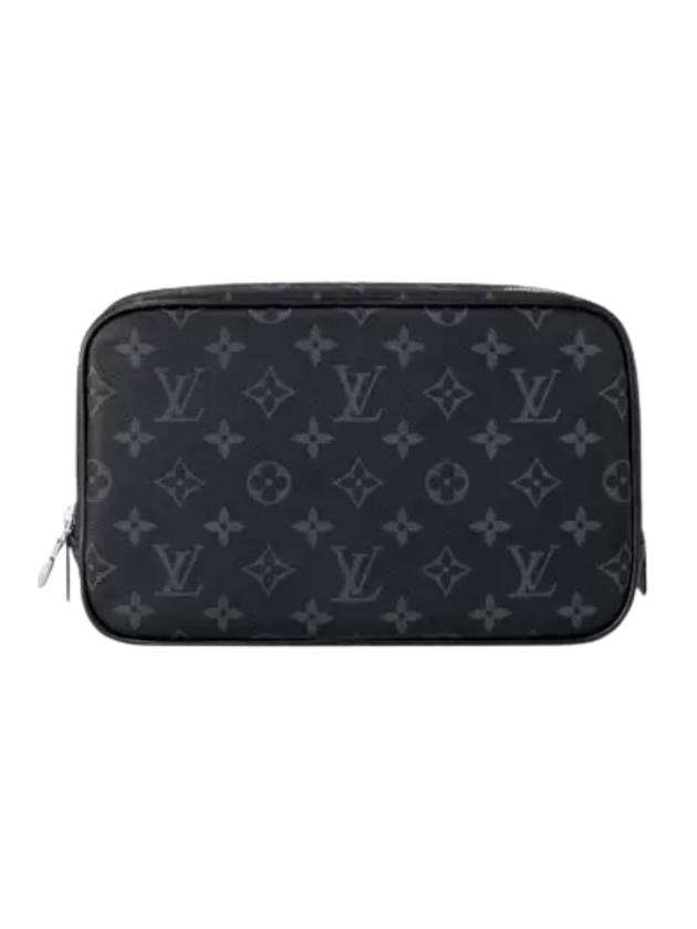 Toilet Monogram Eclipse GM Pouch Bag Black - LOUIS VUITTON - BALAAN 1