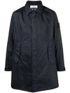 Membrana Compass Patch Trench Coat Navy - STONE ISLAND - BALAAN 2