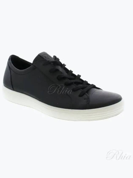 Soft 7 M Low Top Sneakers Black - ECCO - BALAAN 2