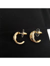 Crystal CC logo half ring earrings gold metal - CHANEL - BALAAN 5