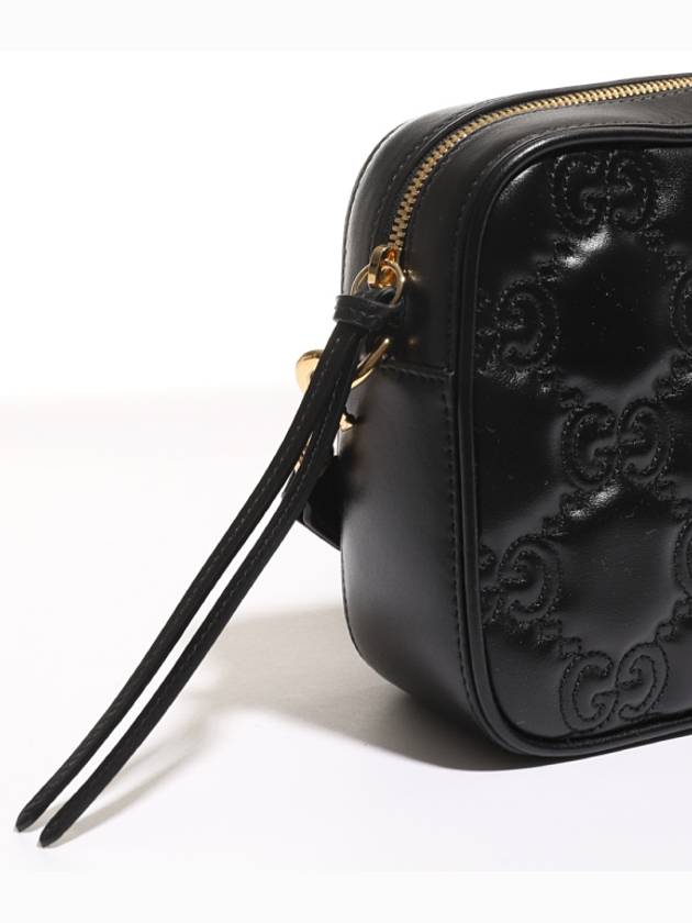 GG Matelasse Leather Cross Bag Black - GUCCI - BALAAN 6