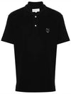 Bold Fox Head Patch Comfort Polo Shirt Black - MAISON KITSUNE - BALAAN 2