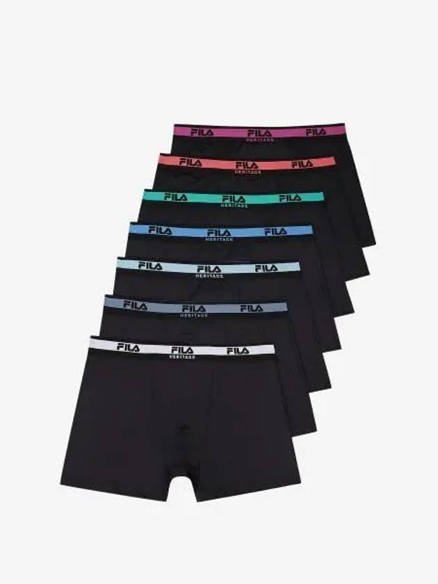 UNDERWEAR Weekly Draw 7 Pack FI4DRG1106MBLK - FILA - BALAAN 1