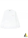 Embroidered Logo Cotton Sweatshirt White - MSGM - BALAAN 1