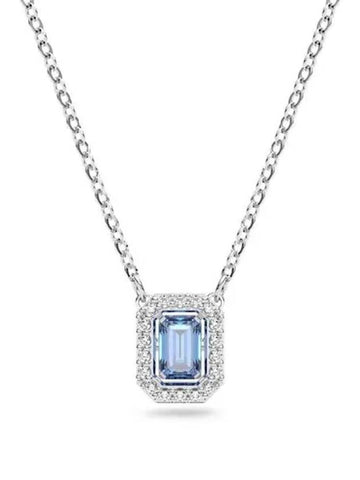 Millenia Octagon Cut Crystal Pendant Necklace Blue - SWAROVSKI - BALAAN 1