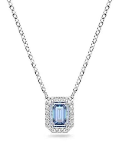 Millenia Octagon Cut Crystal Pendant Necklace Blue - SWAROVSKI - BALAAN 1