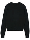 Bold Fox Head Wool Knit Top Black - MAISON KITSUNE - BALAAN 3