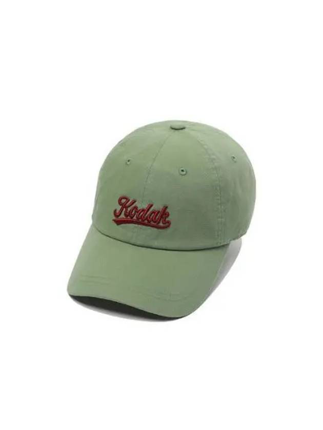 KODAK Apparel LCP65 Carry Lettering Relax Fit Ball Cap KHAKI - KODO - BALAAN 1