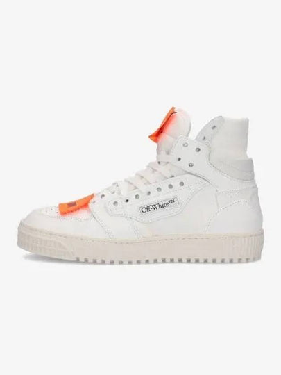 Men's Off Court Special Leather High Top Sneakers White - OFF WHITE - BALAAN 2