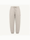 Women's Logo Patch Track Pants Pale Gray - AUTRY - BALAAN 1