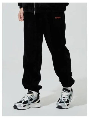 KODAK Apparel Cinekodak overfit corduroy jogger pants BLACK - KODO - BALAAN 1