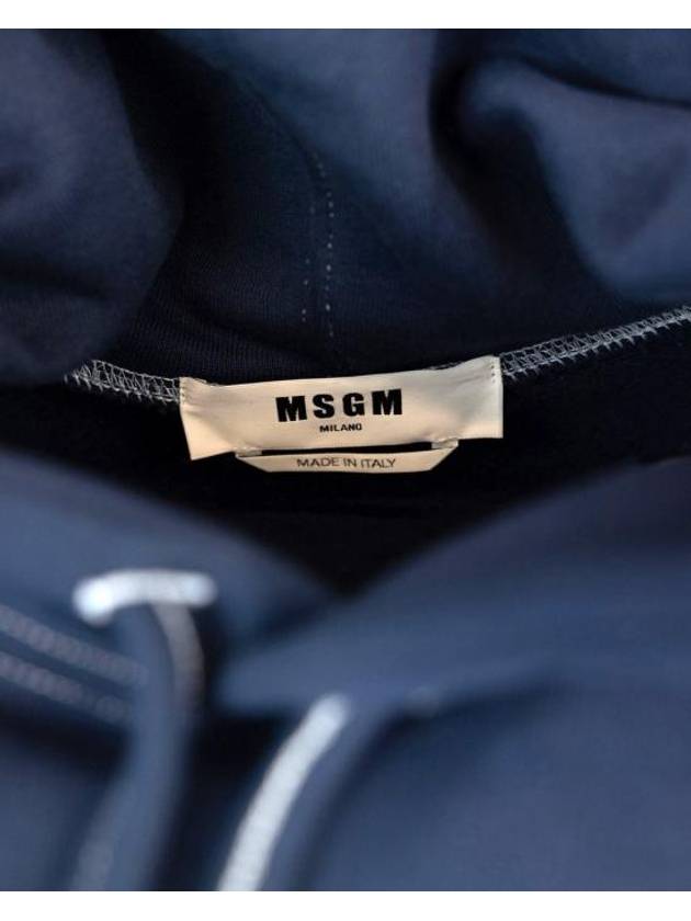 Hooded Sweatshirt 3640MM98 247000 89 Navy - MSGM - BALAAN 3