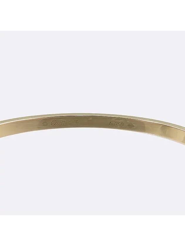 B6047316 AU750 18K Rose Gold Love Small Bracelet No 16 - CARTIER - BALAAN 3