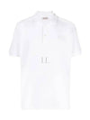 Skull Patch Short Sleeve Polo Shirt White - ALEXANDER MCQUEEN - BALAAN 2