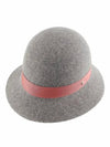 HAT51532 GM Etta Gray Melange Blossom Round Cloche Bucket Hat - HELEN KAMINSKI - BALAAN 3