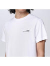 Men's Item Logo Cotton Short Sleeve T-Shirt White - A.P.C. - BALAAN 6